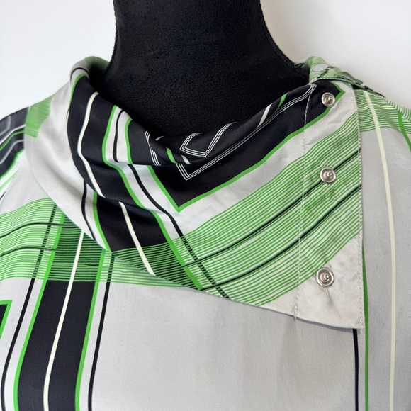 Diesel Geometric Retro Top Green - Picture 4 of 13
